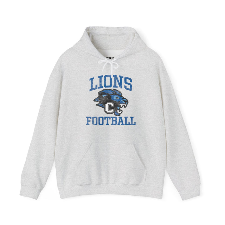 Canton Lions Football &amp; Cheer Unisex Adult Standard Hooded Sweatshirt - Lions Football Design