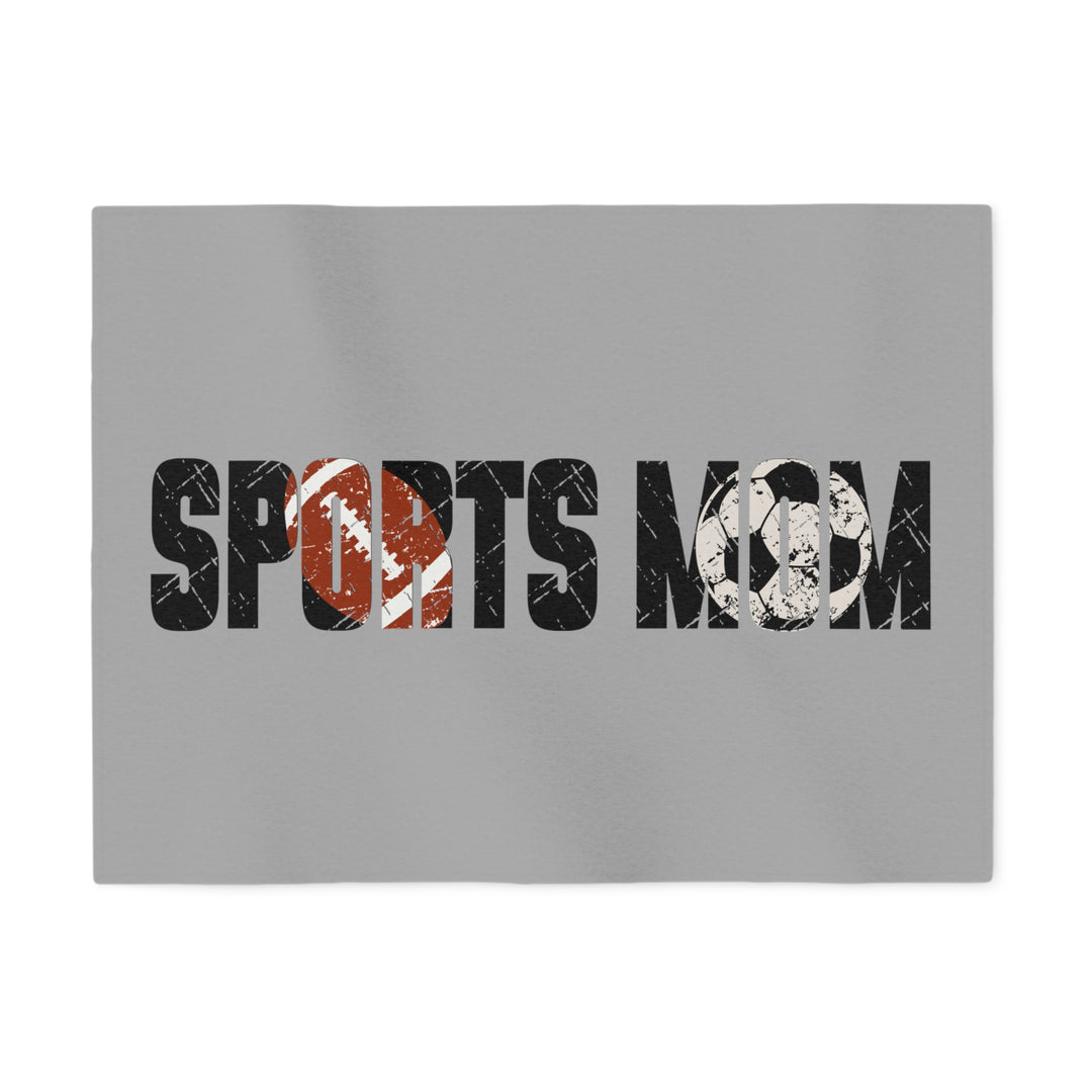 Sports Mom Sweatshirt Blanket