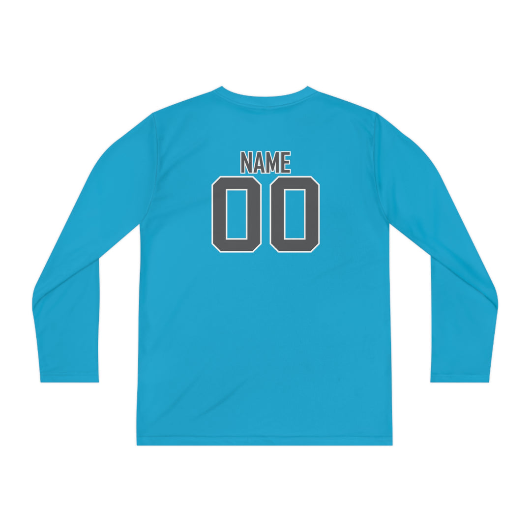 Trenton Soccer Association Unisex Youth Long Sleeve Competitor Moisture Wicking Shirt - Neon Colors