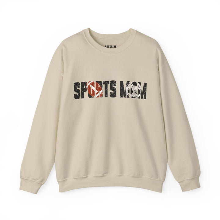 Sports Mom Unisex Adult Crewneck Sweatshirt