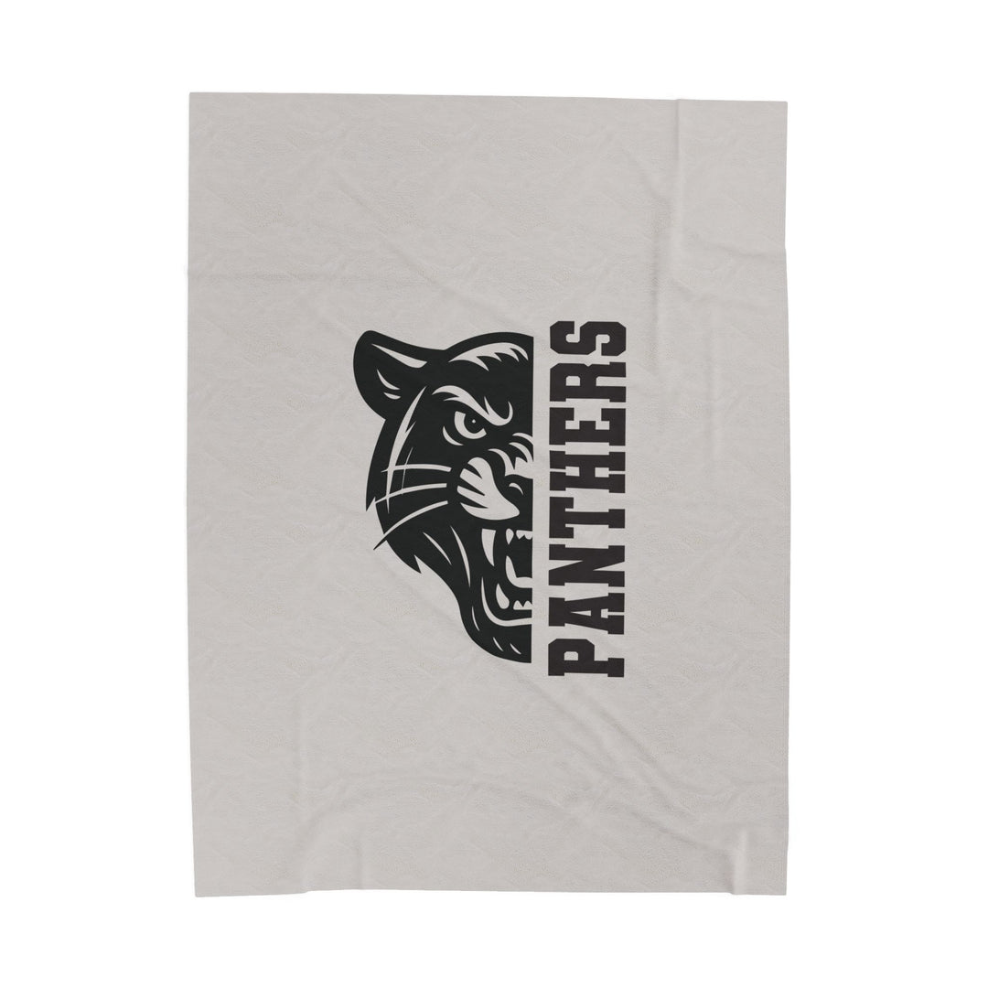 Crown Point Panthers Velveteen Plush Blanket
