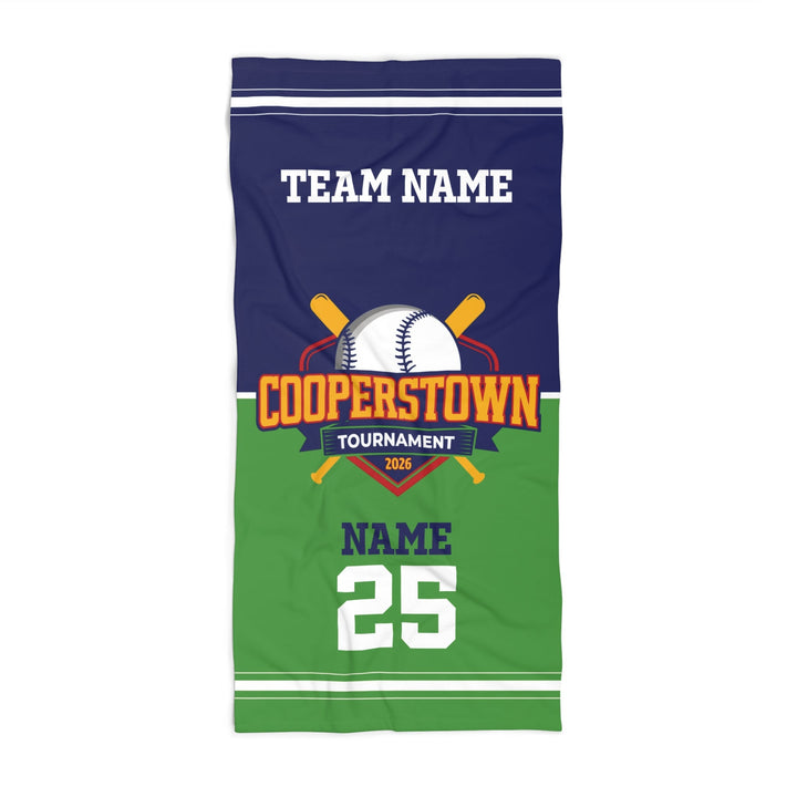 Cooperstown 2026 Custom Beach/Dorm Towel