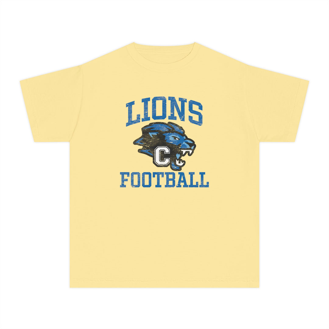 Canton Lions Football &amp; Cheer Unisex Youth Premium T-Shirt - Lions Football Design