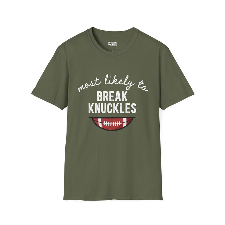 Most Likely To Football Unisex Adult T-Shirt