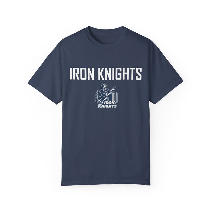 Iron Knights Premium Adult Unisex T-Shirt w/Knight Logo, Name &amp; Number on back