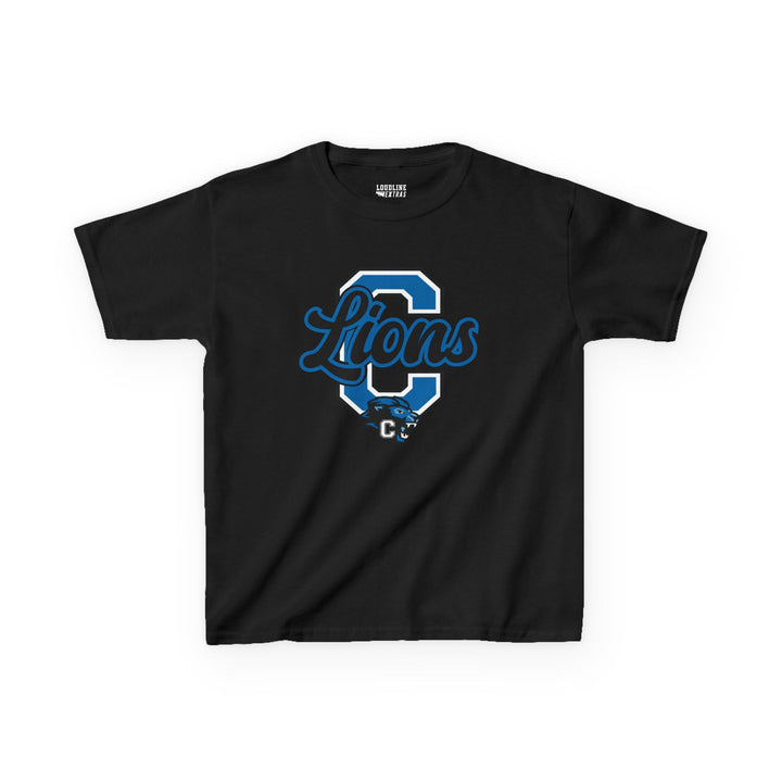 Canton Lions Football &amp; Cheer Gildan Unisex Youth T-Shirt - Big C Design