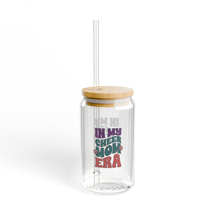 In My Cheer Mom Era 16oz Sipper Glass