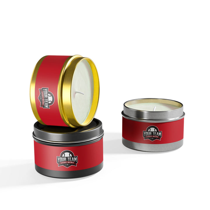 Tin Candles - 5 Scents &amp; 3 Tin Colors