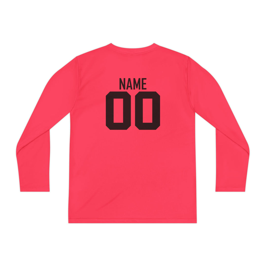Unisex Youth Long Sleeve Moisture Wicking Shirt