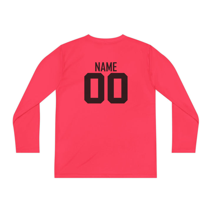 Unisex Youth Long Sleeve Moisture Wicking Shirt