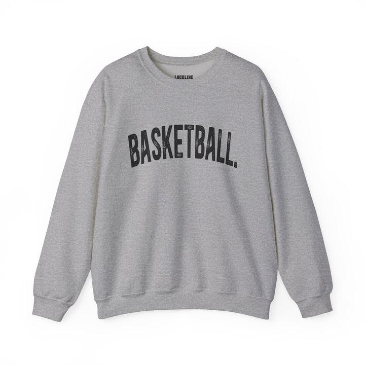 Rustic Design Basketball Unisex Adult Crewneck Sweatshirt
