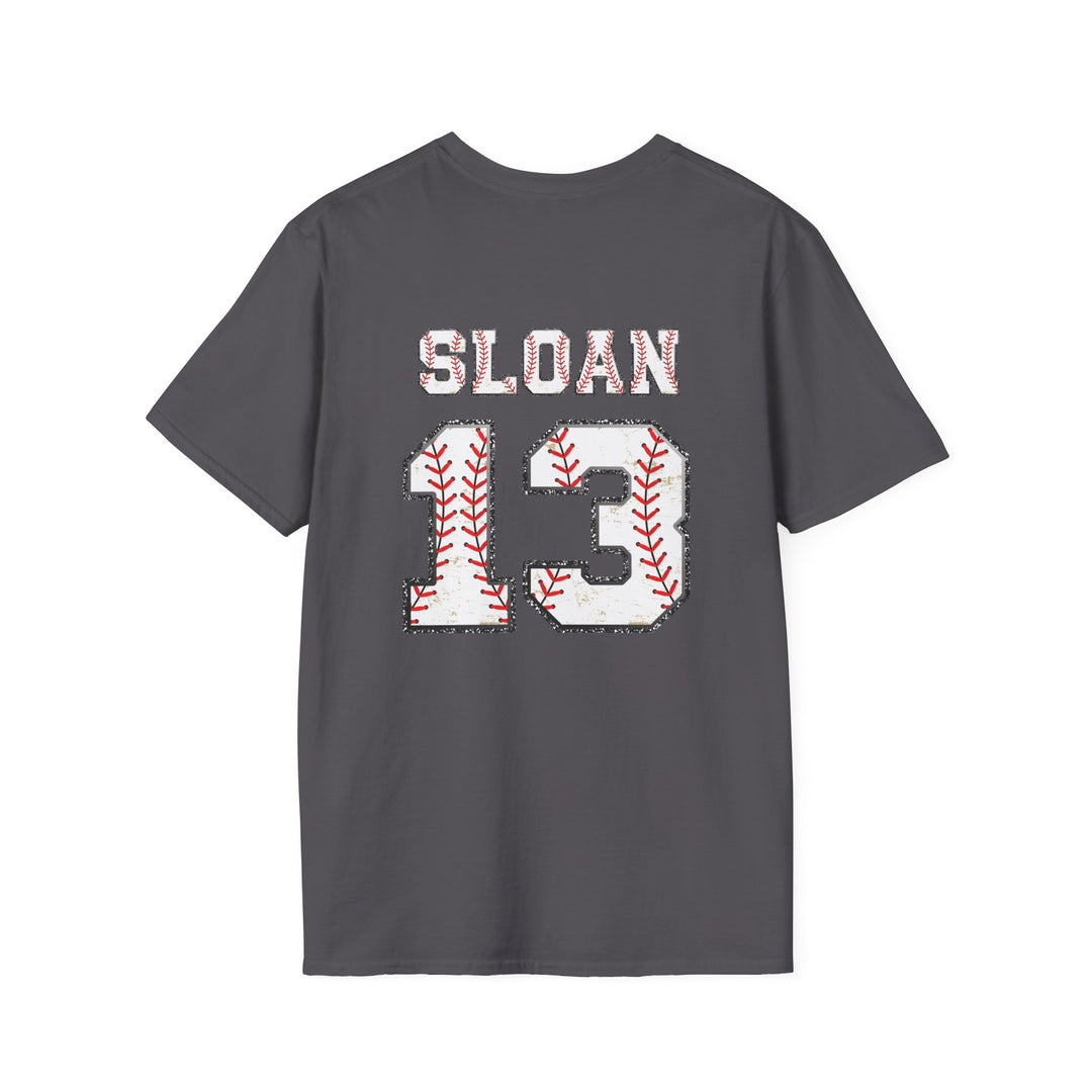 Iron Knights Adult Unisex T-Shirt w/Flag Design &amp; Name and Number on Back