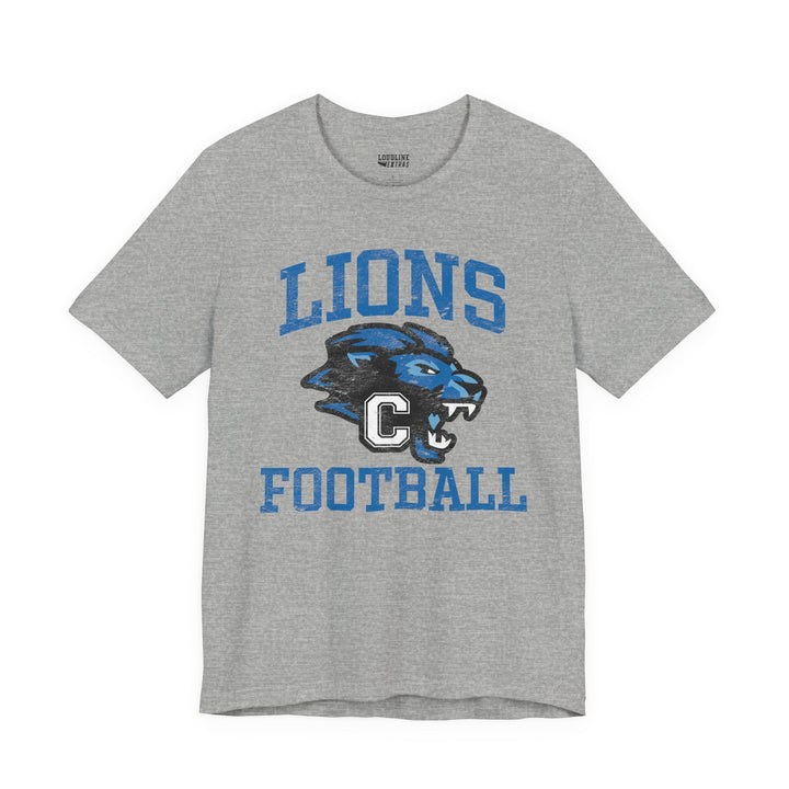 Canton Lions Football &amp; Cheer Unisex Adult Standard T-Shirt - Lions Football Design