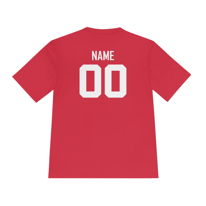 T-Black Dugout Unisex Adult Moisture Wicking T-Shirt - Front Design Only w/Optional Customization
