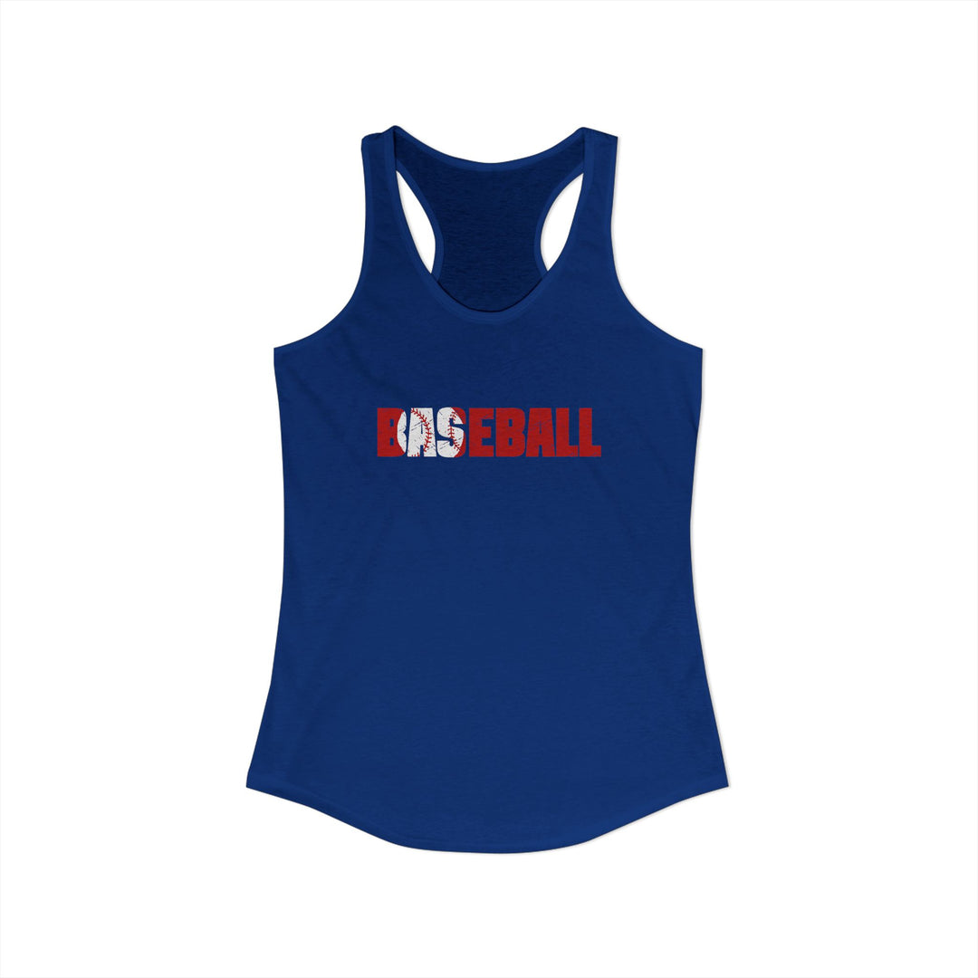 Baseball Unisex Adult Racerback Tank Top