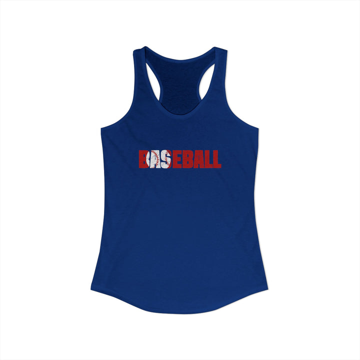 Baseball Unisex Adult Racerback Tank Top