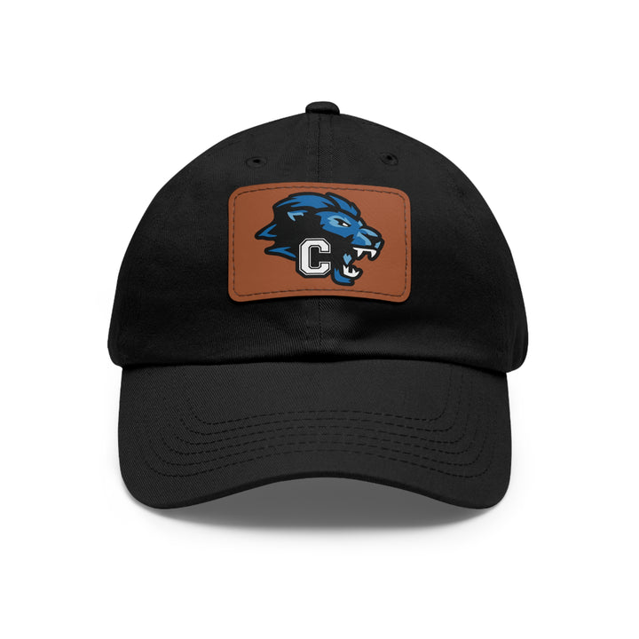 Canton Lions Football &amp; Cheer Hat with Leather Patch