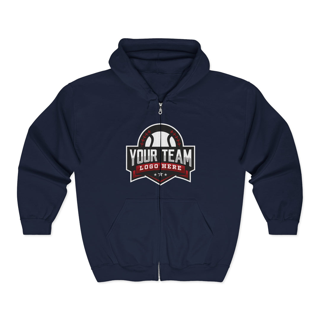 Unisex Adult Full Zip Hooded Sweatshirt - DTG