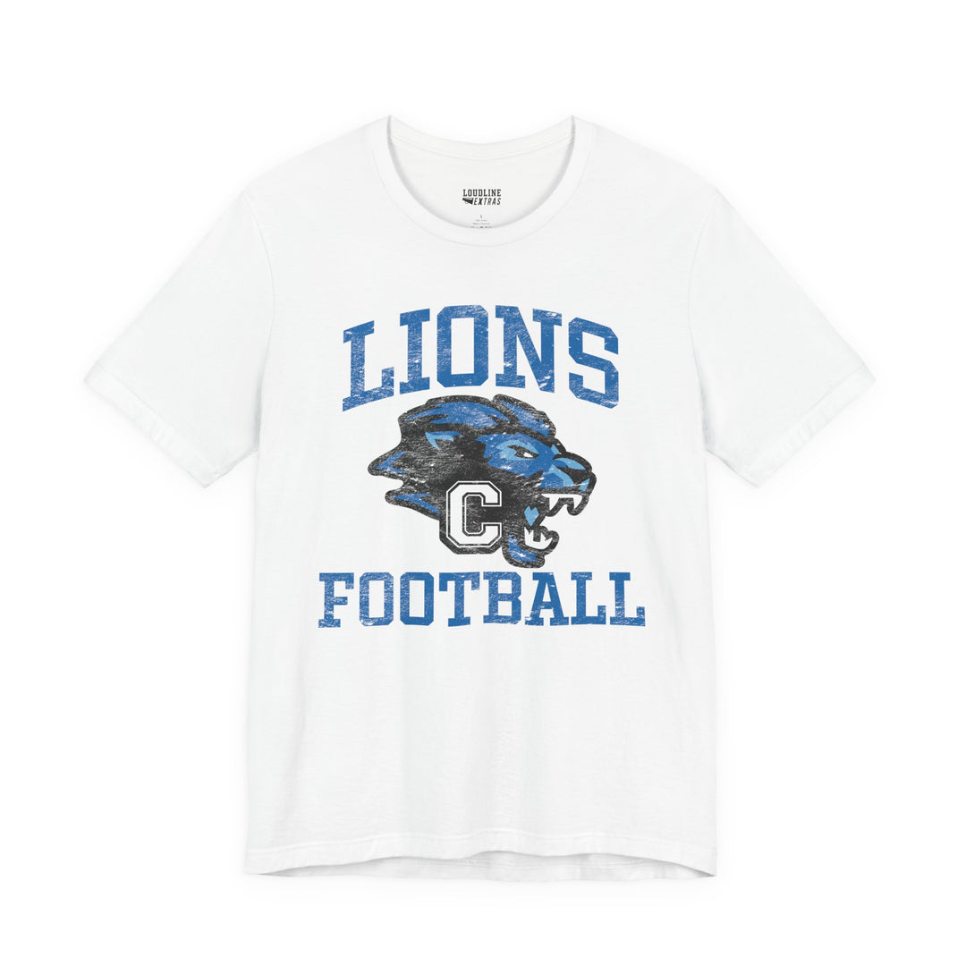 Canton Lions Football &amp; Cheer Unisex Adult Standard T-Shirt - Lions Football Design