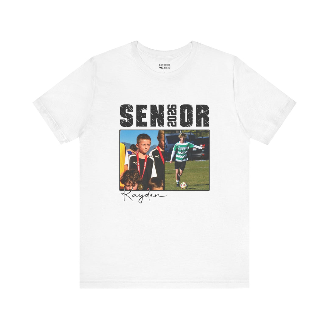 Senior Then vs Now Photo &amp; Name - Unisex Adult Apparel