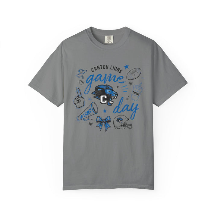 Canton Lions Football &amp; Cheer Unisex Adult Premium T-Shirt - Game Day Design