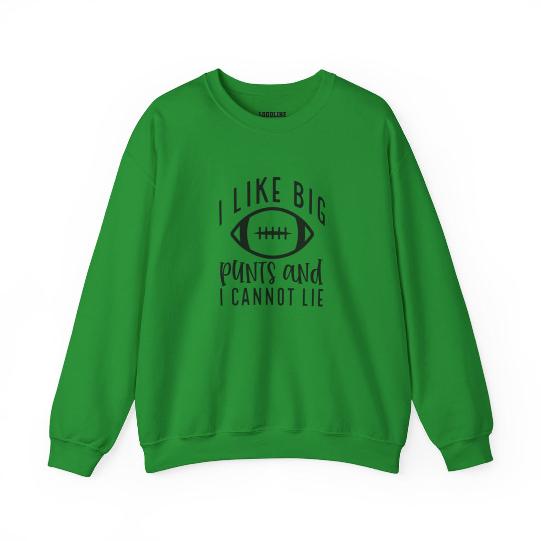 I Like Big Punts Football Unisex Adult Crewneck Sweatshirt