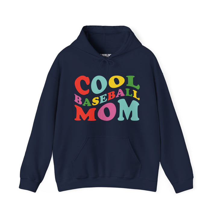 Cool Baseball Mom Unisex Adult Hooded Sweatshirt