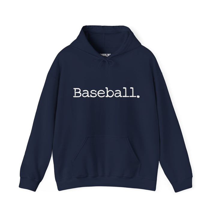 Typewriter Design Baseball Unisex Adult Hooded Sweatshirt