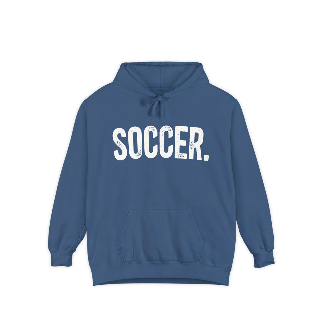 Rustic Design Soccer Unisex Adult Premium Hooded Sweatshirt