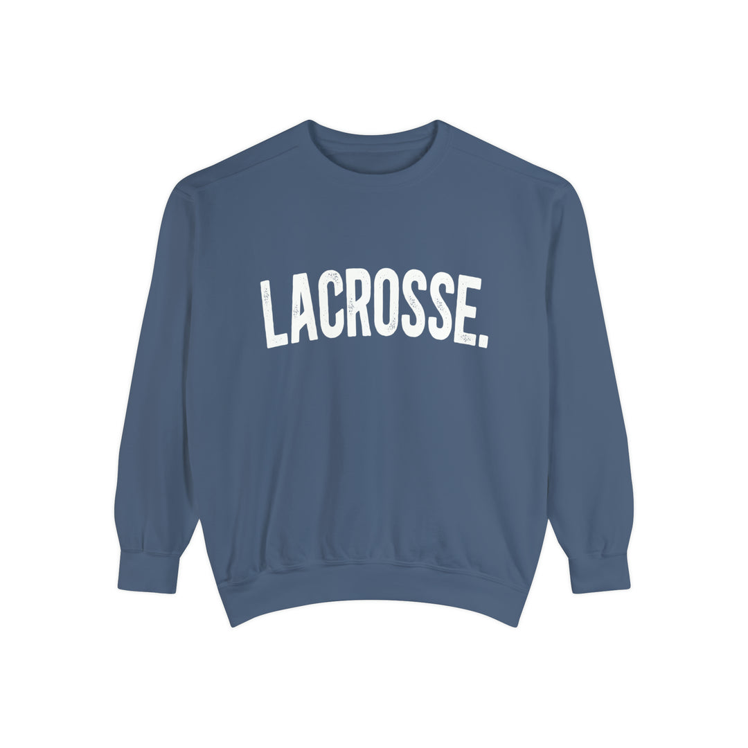 Rustic Design Lacrosse Adult Unisex Premium Crewneck Sweatshirt