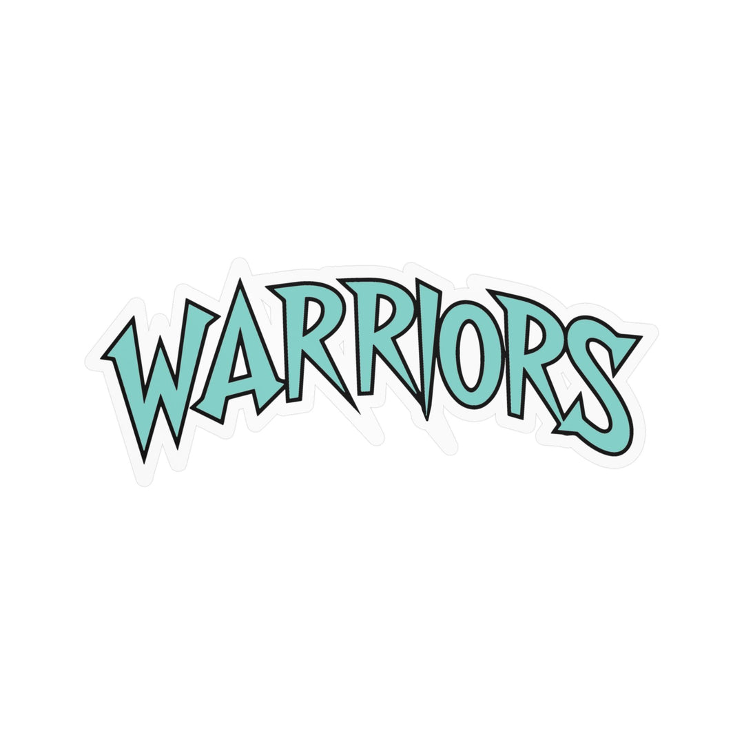 Warriors Kiss-Cut Vinyl Decals