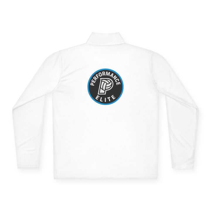 Performance Elite Unisex Adult Long Sleeve Quarter-Zip Pullover w/Front &amp; Back Logo