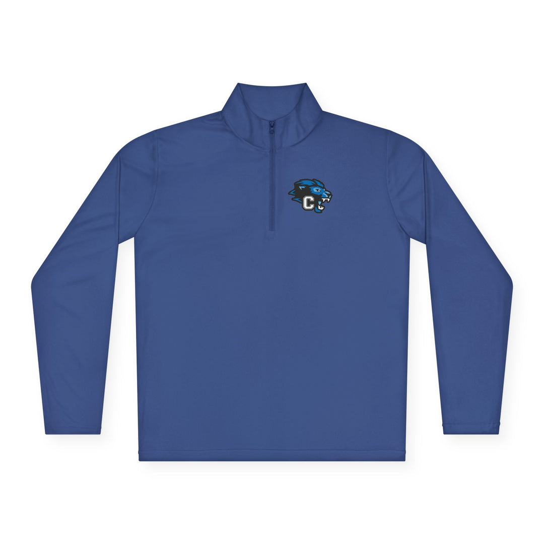 Canton Lions Football &amp; Cheer Unisex Adult Long Sleeve Quarter-Zip Pullover