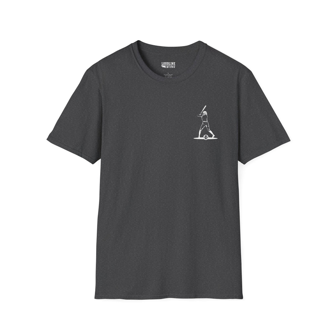 Raised in a Cage Softball Unisex Adult Basic T-Shirt