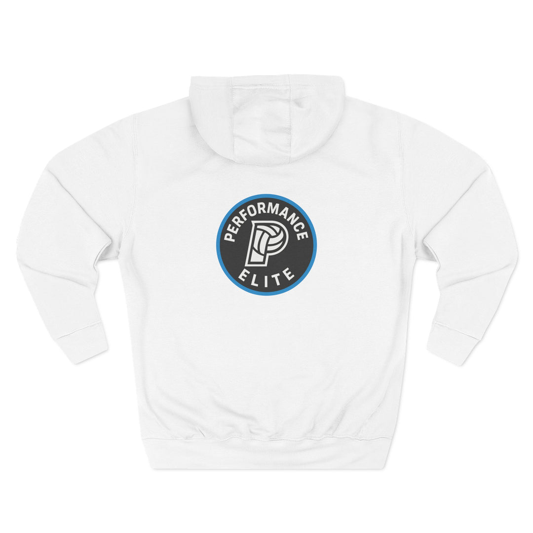 Performance Elite Unisex Adult Mid-Level Hooded Sweatshirt w/Front &amp; Back Logo