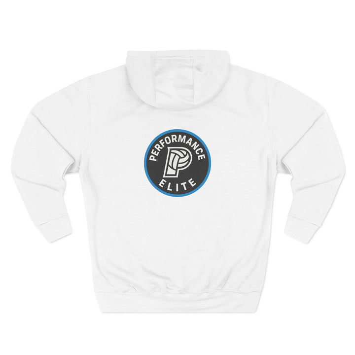 Performance Elite Unisex Adult Mid-Level Hooded Sweatshirt w/Front &amp; Back Logo