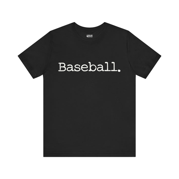 Typewriter Design Baseball Unisex Adult T-Shirt