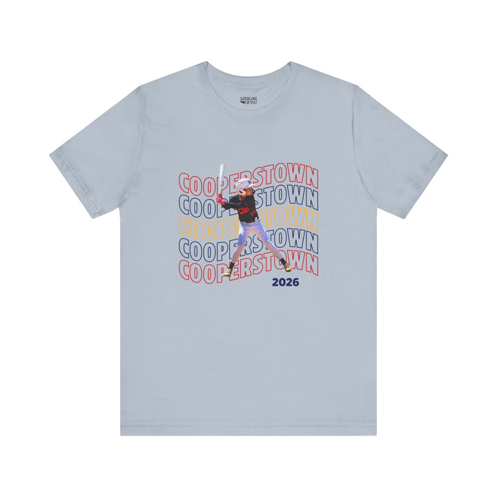 Cooperstown Picture Wavy Name Design - Unisex Adult Basic T-Shirt
