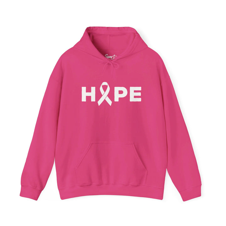Hope Cancer Ribbon Adult Unisex Hooded Sweatshirt