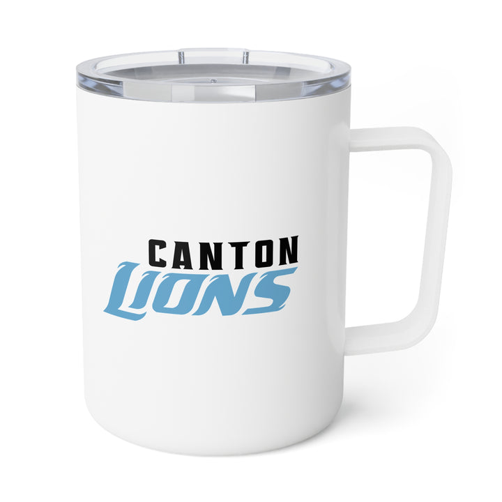 Canton Lions Youth Football &amp; Cheer Insulated Coffee Mug 10oz
