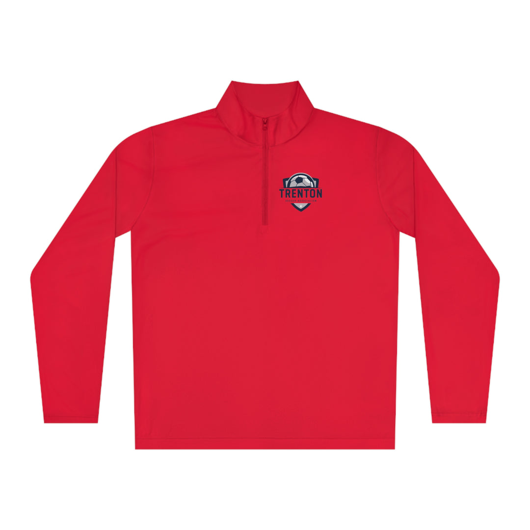 Trenton Soccer Association Unisex Adult Long Sleeve Quarter-Zip Pullover