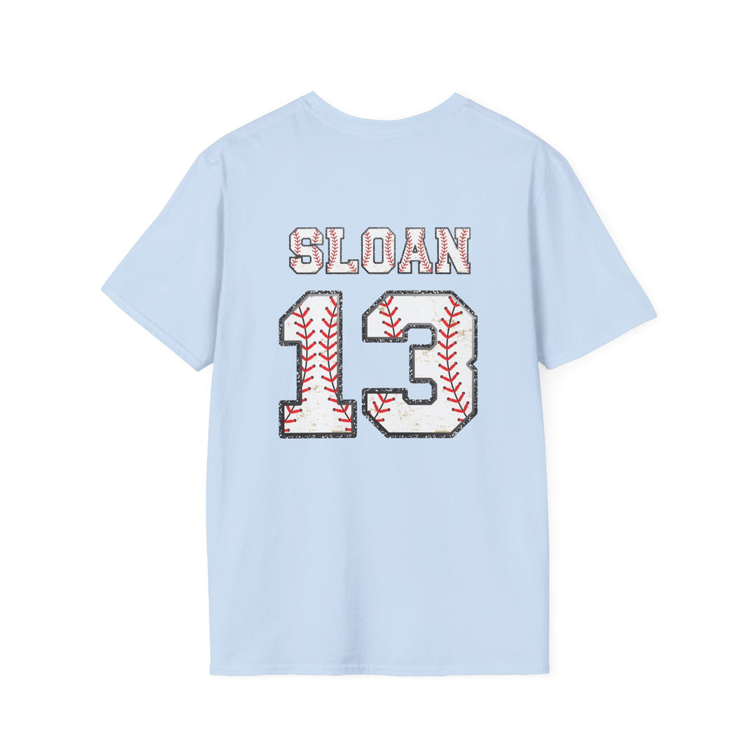 Iron Knights Adult Unisex T-Shirt w/Flag Design &amp; Name and Number on Back