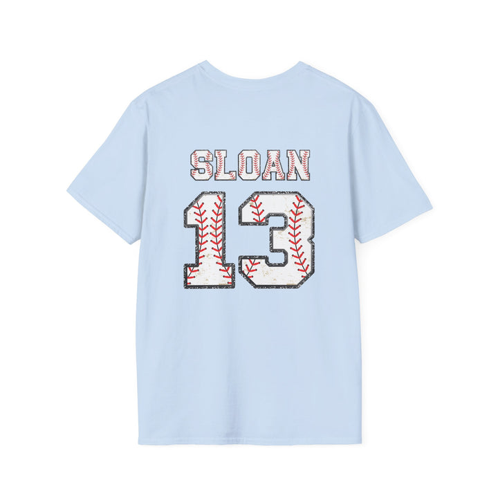 Iron Knights Adult Unisex T-Shirt w/Flag Design &amp; Name and Number on Back