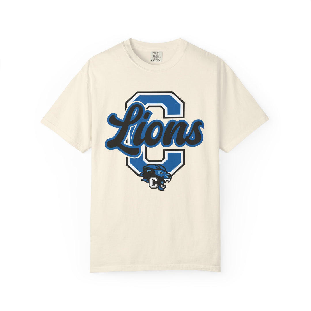 Canton Lions Football &amp; Cheer Unisex Adult Premium T-Shirt - Big C Design