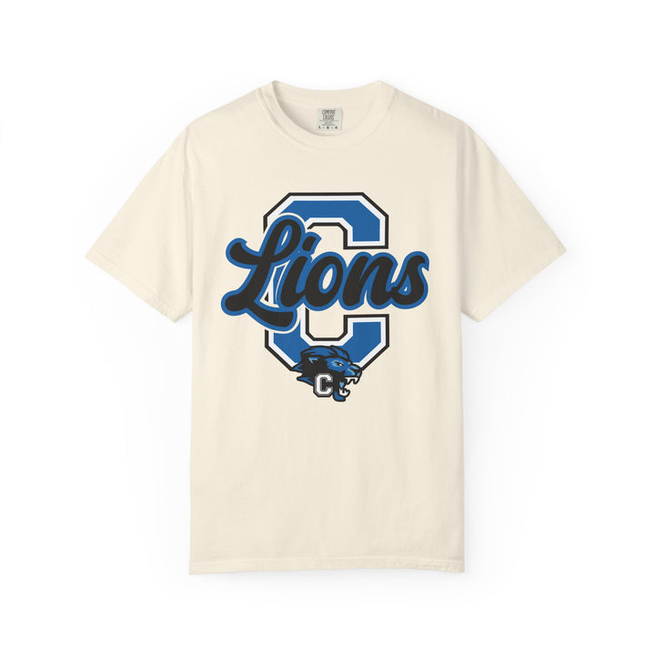 Canton Lions Football &amp; Cheer Unisex Adult Premium T-Shirt - Big C Design
