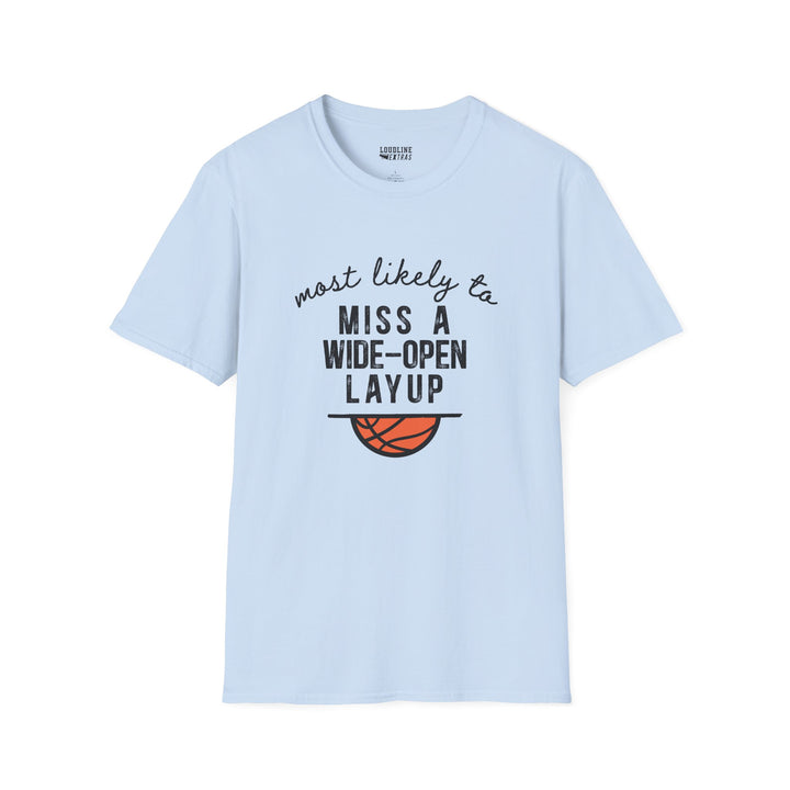 Most Likely To Basketball Unisex Adult T-Shirt