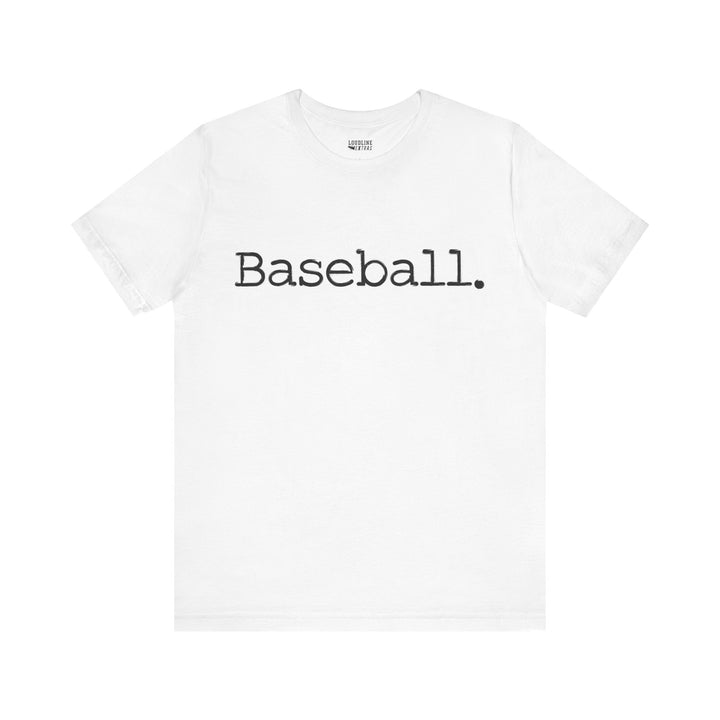 Typewriter Design Baseball Unisex Adult T-Shirt