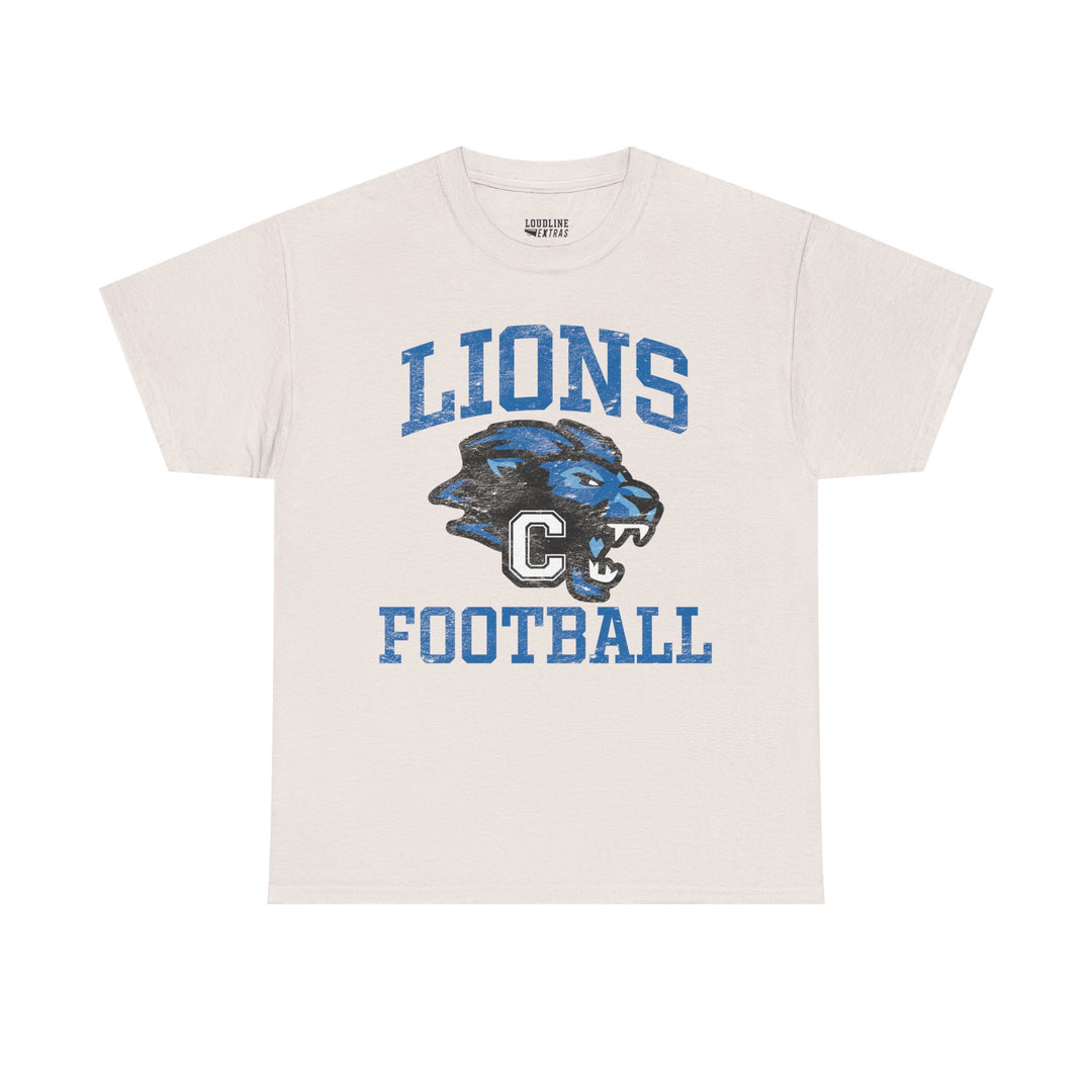 Canton Lions Football &amp; Cheer Unisex Adult Gildan Standard T-Shirt - Lions Football Design