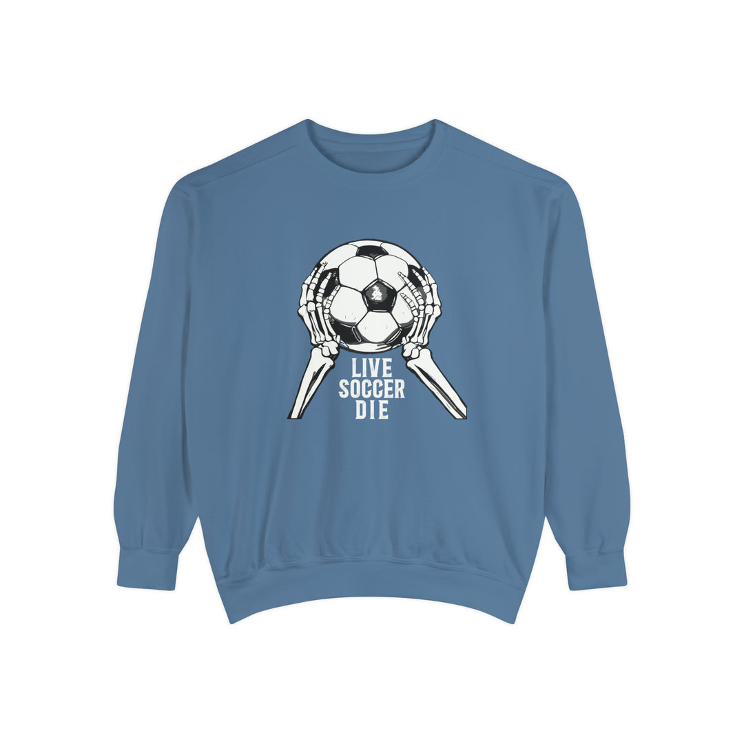 Live Soccer Die Unisex Adult Premium Crewneck Sweatshirt