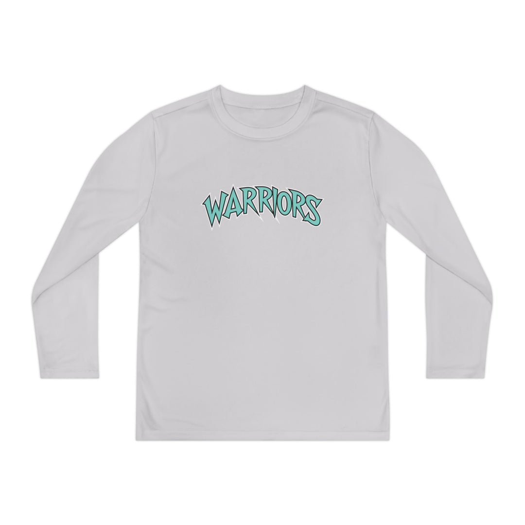 Warriors Unisex Youth Long Sleeve Moisture Wicking Shirt